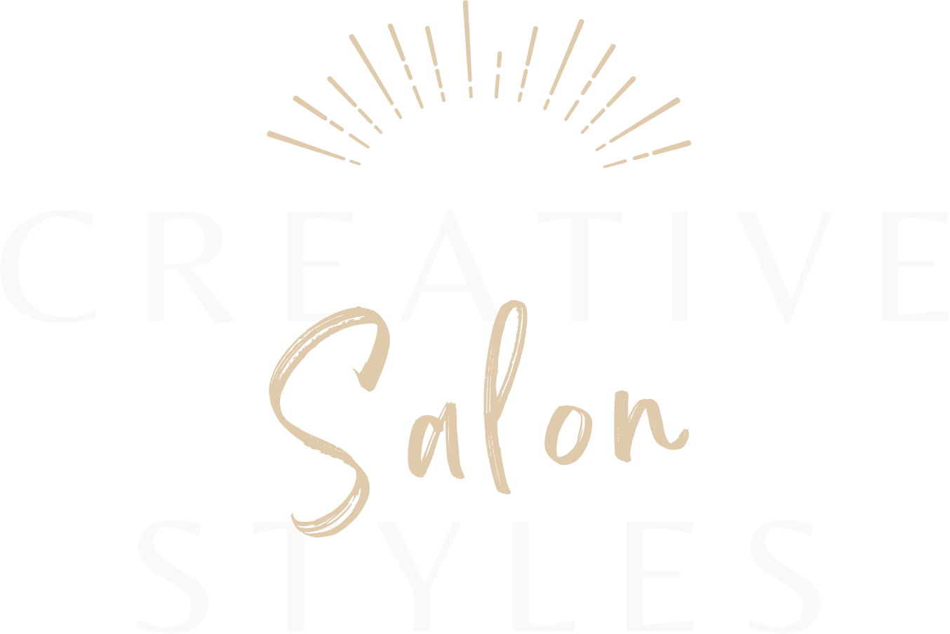 Creative Styles Salon Logo Reverse